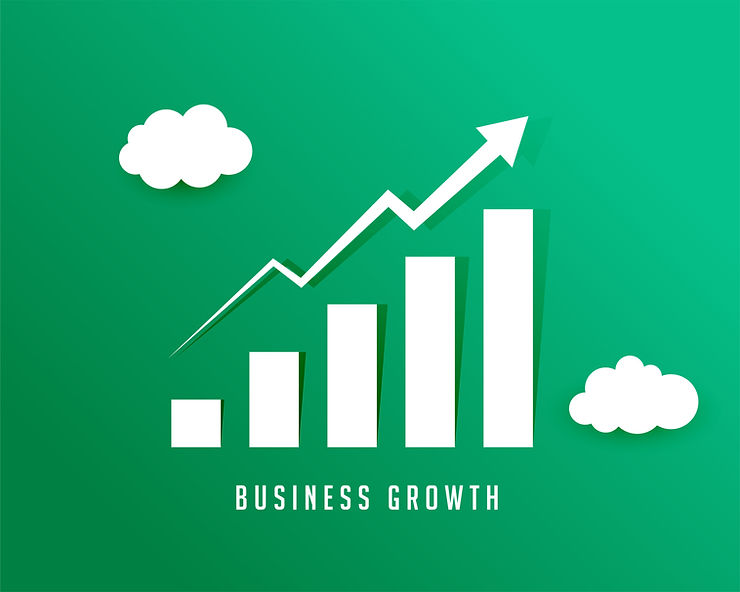 chart showing business growth