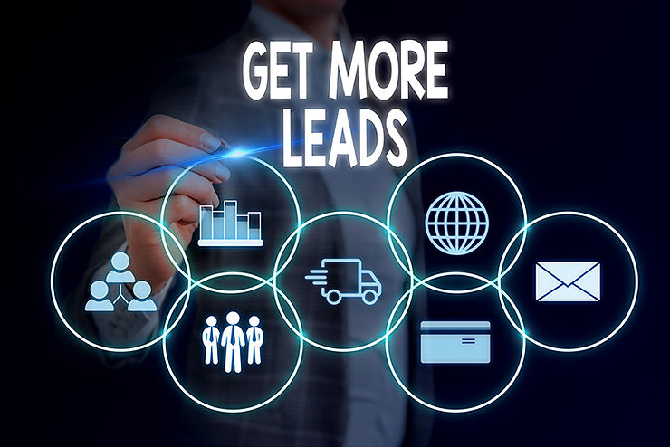 Get More Leads with various lead generation option icons