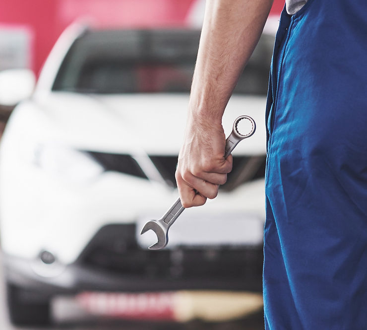 mechanic with wrench